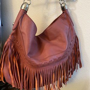 b makowsky slouch fringe bag